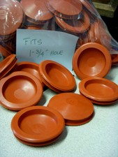 BUY ALL YOU NEED! FITS 1-1//8 INCH HOLE 4 Red RUBBER STOPPER for Piggy Banks
