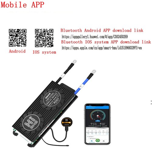 BMS Protection with Balance + Bluetooth Module 12S 48V 250A Li-ion Battery Smart - Picture 3 of 22