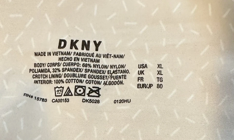 Ropa interior DKNY para mujer talla XL Hipster ropa ligera corte panty  Foto 3 de 3