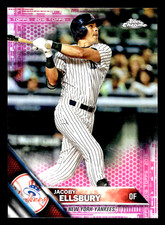 2016 Topps Chrome Jacoby Ellsbury Pink Refractor #23 - New York Yankees