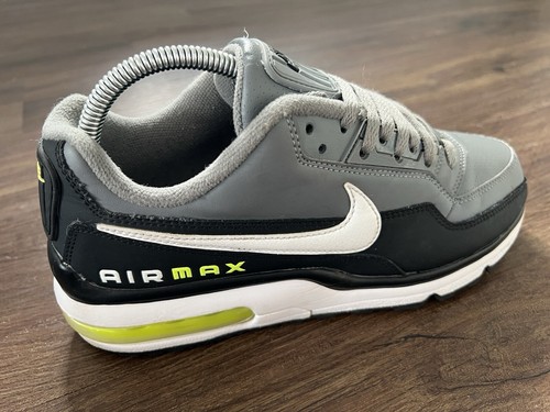 NIKE Air Max LTD Mens Running Gym Trainers, Grey/Black/Neon - Size 6 - Picture 10 of 13
