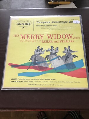 Lehar And Strauss- The Merry Widow LP Anton Paulik B661