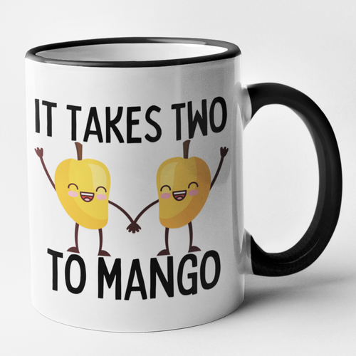 Cute Mug It Takes Two To Mango Mug Anniversary Couples Gift Cute Funny Vegan - Picture 4 of 7