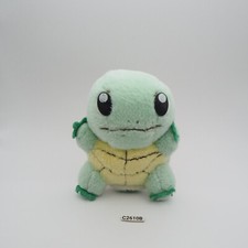 Squirtle C2610B Pokemon Tomy Fuzzy 5" Plush Stuffed Toy Doll Japan