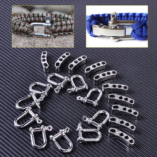 10X Armband Schäkel Schnalle Verstellbare Verschluss Outdoor Paracord Shackle - Bild 2 von 7