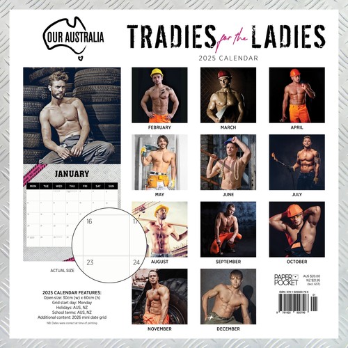 Our Australia Tradies for the Ladies 2025 Calendar - Picture 4 of 4
