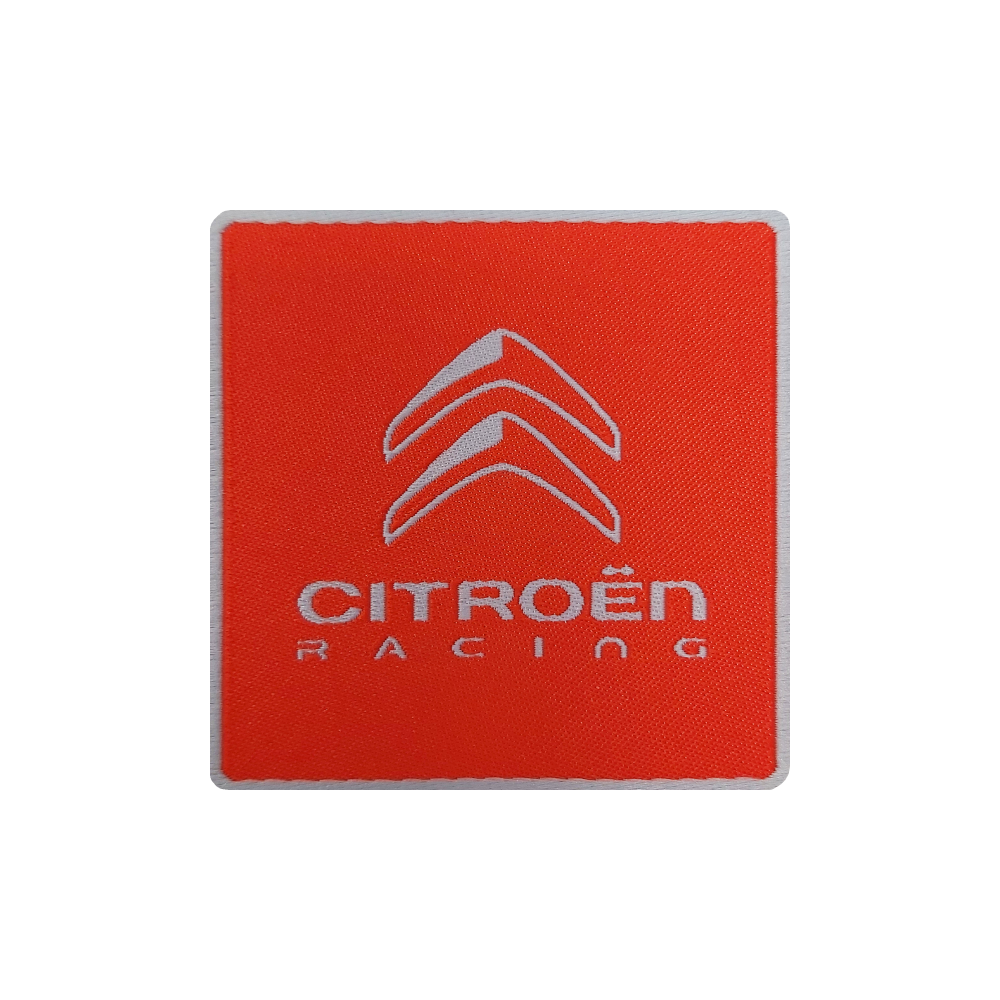 Toppe Patch Citroen Racing Ufficiali, Rosso, 60 mm
