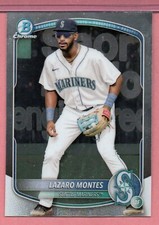 Lazaro Montes, Seattle Mariners, 2025 Bowman Chrome Prospects BCP-23