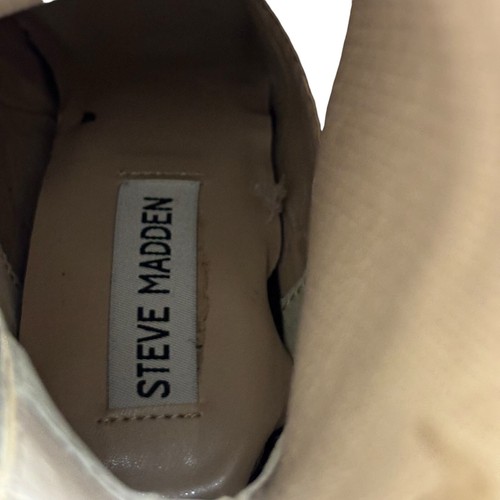 Steve Madden Maxwelle beige Ankle heel rhinestone Boots Shoes Size 8.0 m - Bild 8 von 12