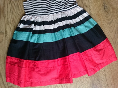 Baby Girls Striped Party Dress 12-18 Months 1-1.5 Years BNWT Boots Mini Club - Picture 3 of 7