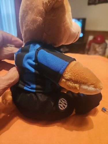 Inter Milan Bear Mascot Official Product New Original Italy Toy Black Blue... - Picture 11 of 11