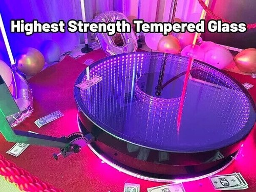 360 LED Photo Booth Automatic, 360 Video Booth, 100cm Booth mit Flightcase - Bild 3 von 12