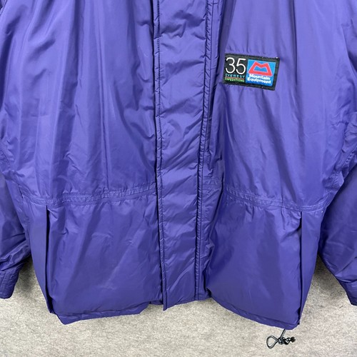 Mountain Equipment Jacke Herren Medium Lila 35 Everest Expeditions Daunen 80er Jahre - Bild 3 von 16