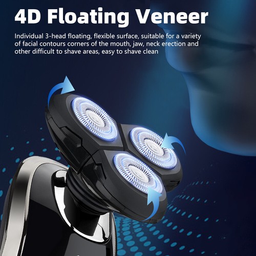 9D Electrica Maquina De Afeitar Para Hombre Afeitadora Rasuradora Barba Trimmer - Bild 29 von 50