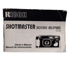 Ricoh Shotmaster Zoom Super Owner's Manual Instruction Manual Original Pamplet