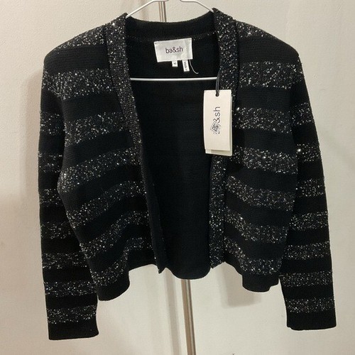ba&ash Black Trevis Cardigan Size XS NWT - Picture 4 of 12