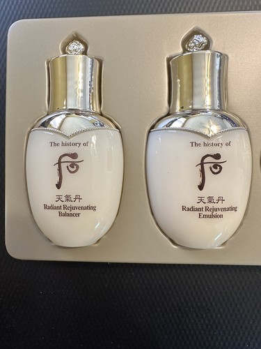 The History of WHOO Radiant Rejuvenating Balancer 25ml 3pcs + Emulsion 25ml 3pcs - Picture 3 of 5