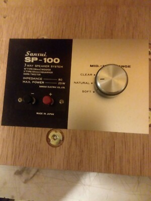 Vintage Sansui SP-100 Crossovers 2 Units with Knobs | eBay