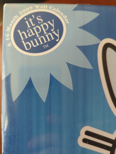 Its Happy Bunny Wall Calender 2009 16 Month Unused 12in Jim Benton DateMaker - Bild 4 von 4