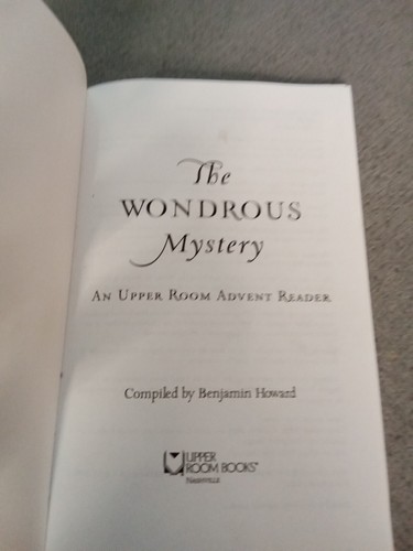 The Wondrous Mystery: An Upper Room Advent Reader - By Benjamin Howard - Picture 3 of 7