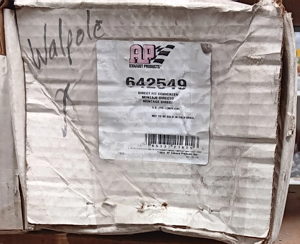 Conjunto convertidor catalítico atornillable AP 642549 - ajuste directo 96-02 FORD, LINC Foto 3 de 3