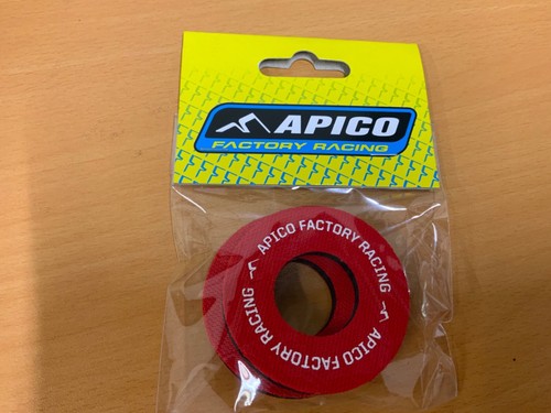 Apico Grip Donuts Red with Grip wire and Grip Glue Mx Motox Combo - Picture 2 of 4