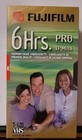 Lot of 2 - Fujifilm Pro T-120 - Blank Vhs Video Tapes 6-Hrs Premium Pro Ep Mode