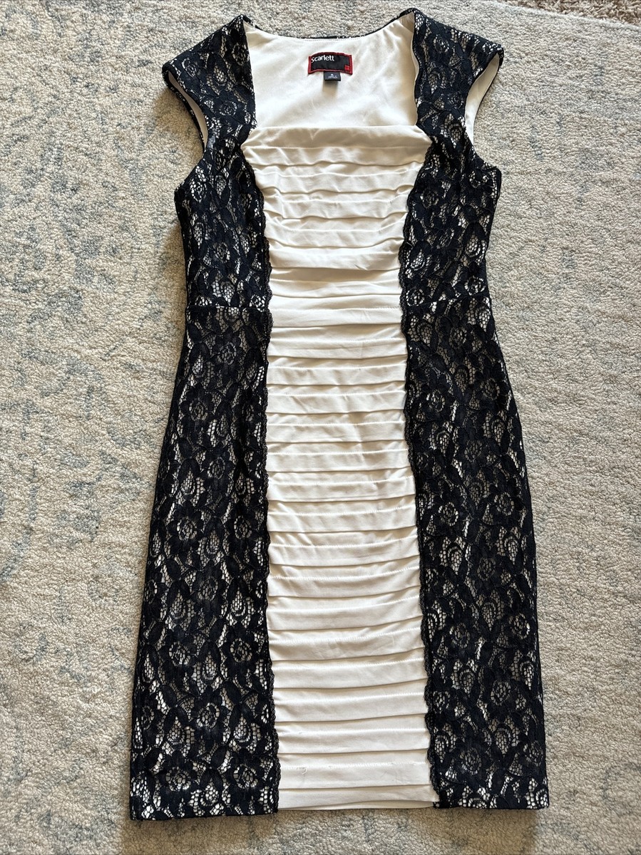 black lace dress with blazer Lace Trim Blazer Mini Dress