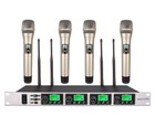 4 Channel Wireless Dynamic Handheld Microphone System for Church Singing Stage
