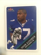 2000 Fleer Tradition Shaun Alexander Rookie Card Seattle Seahawks #331