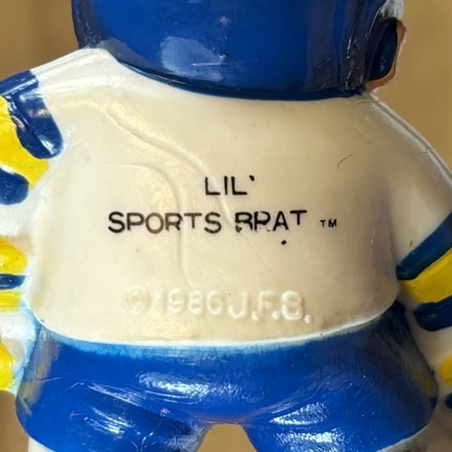 Vintage 1986 NHL Buffalo Sabres Lil Sports Brat Hockey Keychain Keyring - Picture 5 of 5