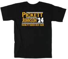 Kenny Pickett Diontae Johnson Pittsburgh Steelers 2024 Long Short Sleeve T-Shirt