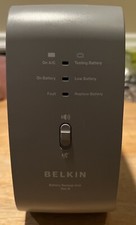 Belkin Battery Backup Unit Rev B BU3DC001-12V Cords Gray For Parts Read Desc 