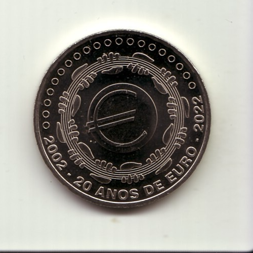 Portugal 5 € 2022 "20 Jahre Euro" bankfrisch