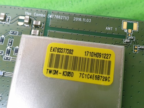 WIFI MODUL FÜR LG 43UJ630V 49UJ634V 49UJ630V 49UJ701V TV LGSBWAC72 TWCM-K305D - Bild 3 von 5