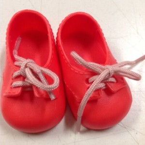 red doll shoes