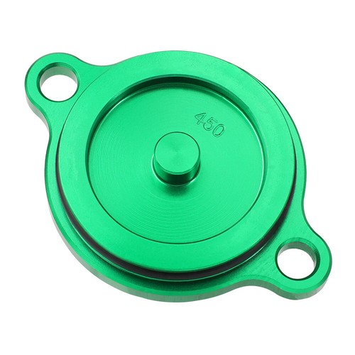 Cubierta de la tapa del filtro de aceite del motor con junta tórica para Kawasaki KX450 KX450SR KX450X KX450F - Imagen 7 de 8
