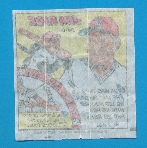 JIM RICE HOF 1979 TOPPS COMICS EMPTY GUM WAX WRAPPER INSERT RED SOX *TPHLC-400 - Picture 2 of 2