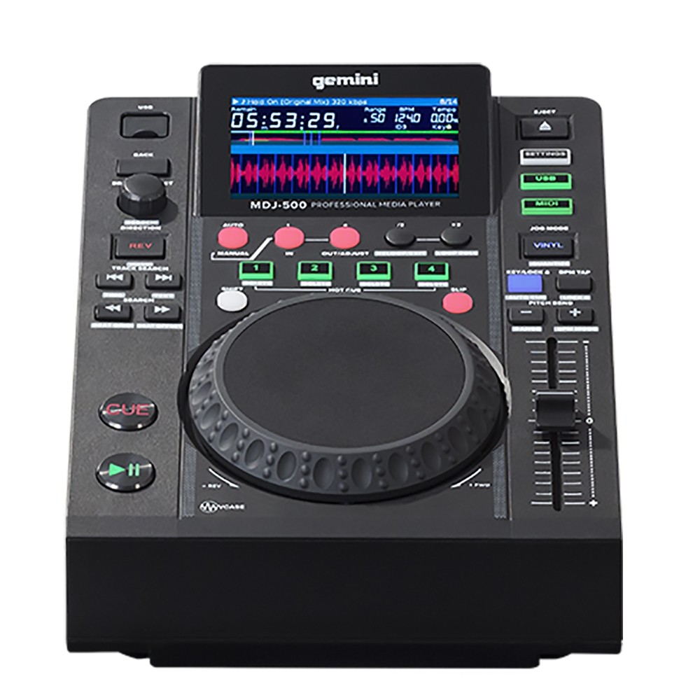 Gemini MDJ-500 Professional USB Media Player and MIDI Controller Gemini MDJ-500 Professional USB Media Player and MIDI Controller