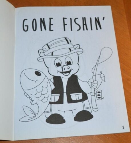 RARE PIGGLY WIGGLY RARE NEW COPY / COPIES COLORING & ACTIVITY BOOK - Picture 3 of 10
