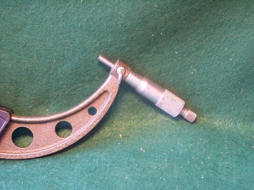 Mitutoyo 125-150mm Micrometer. Carbide Faces. Lock, Ratchet Stop. - Picture 2 of 3