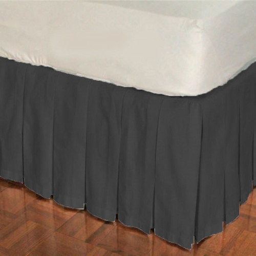 15" Drop Multi Pleat Bed Skirt 800 TC Egyptian Cotton Twin/Full/Queen/King - Imagen 9 de 25