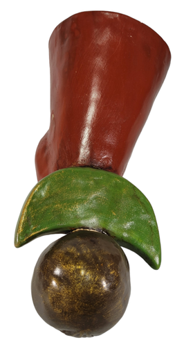 Thun Bozener Engel ca 25 cm rot grün Dekoration Weihnachten gebraucht - Bild 6 von 9