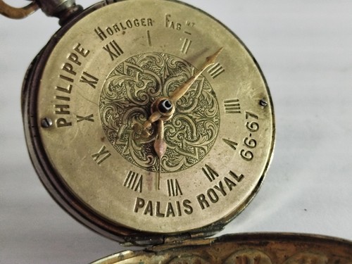 Old French Philippe Horloger Fab 66-67  Palais Royal Mechanical Pocket Watch