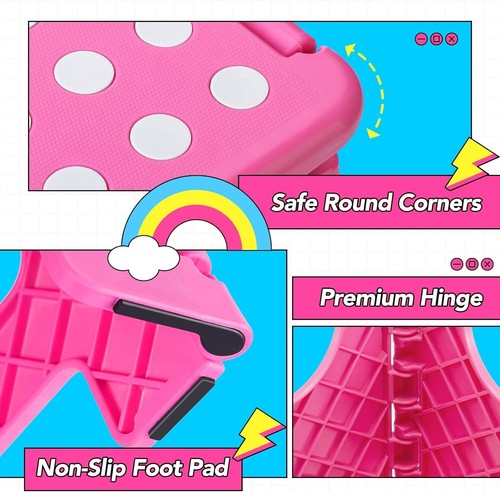 Portable 11-Inch Non-Slip Folding Stool for Adults and Kids - Safe & Lightweight - Picture 5 of 10