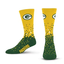 Green Bay Packers NFL Spray Zone Socks - Large