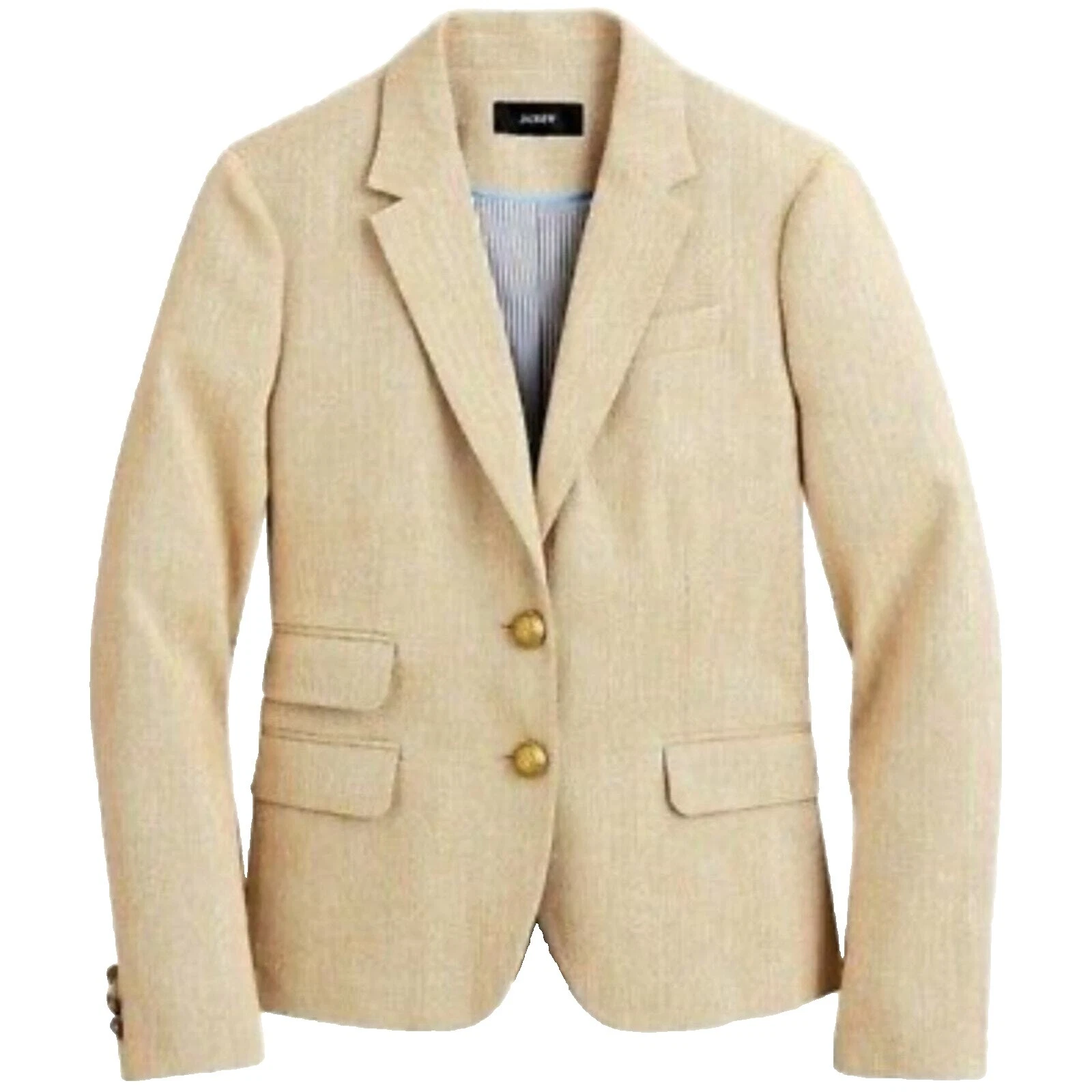 Herringbone Marrón Blazer para Mujer