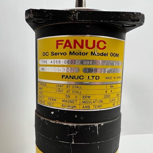 Fanuc A06B-0632-B001 DC Servo Motor A06B0632B001 M506345 - Bild 4 von 9