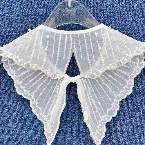 Lace-up Collar Women's New Collar Chinese Doll Han Bow Match  Fake Clothes - Picture 10 of 21