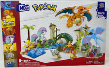 MEGA Pokemon Discoveries & Adventures Building 7 Figures Set 884 Charizard HTR13